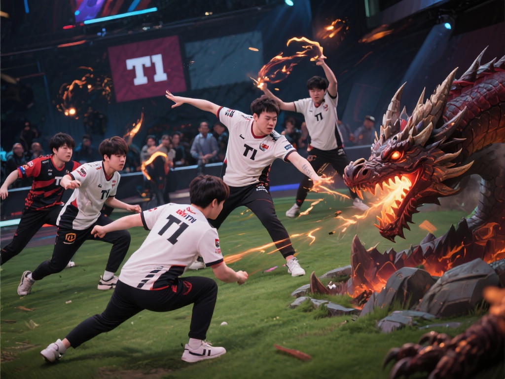 团队配合：在敌方尝试抢龙时，T1的上单率