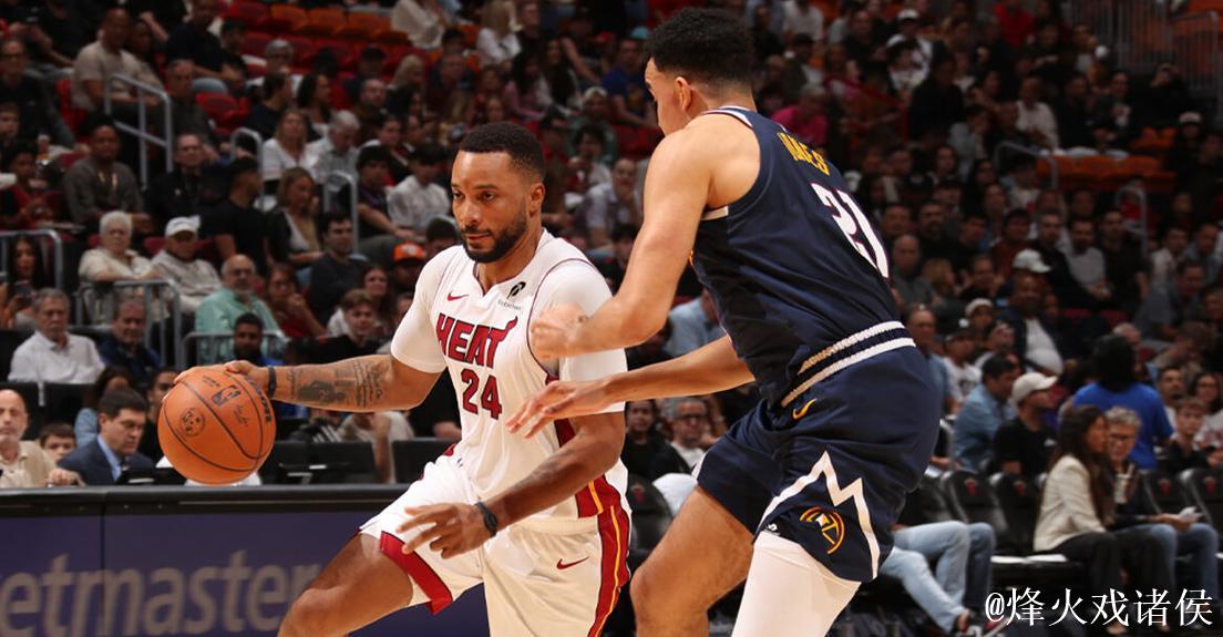 约基奇伤退鲍威尔砍25+4 热火狂胜掘金